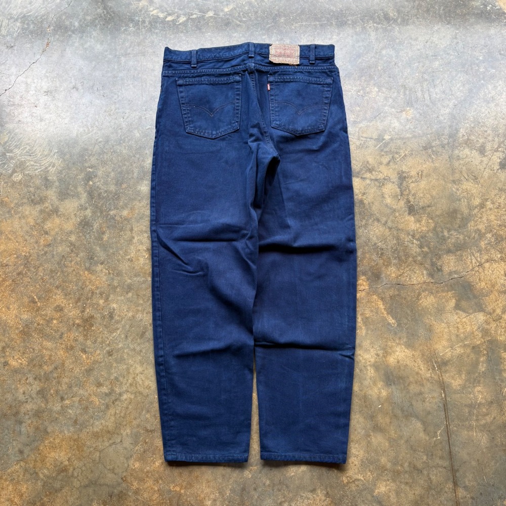 Vintage Levis 550 Relaxed Fit Tapered Leg Jeans Blue Made‎ in USA 36x30 0894